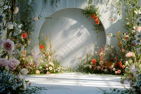 德国花园花卉花园奇景设计图片