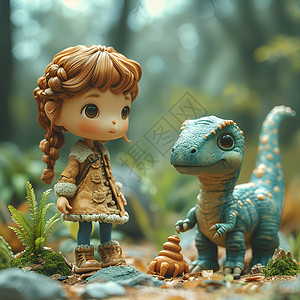 恐龙玩具玩具女孩设计图片