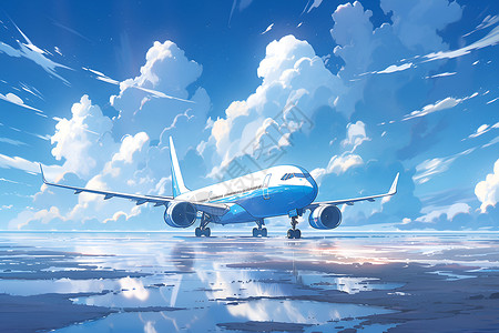 机场即将起飞的飞机图片下载飞机起飞瞬间插画