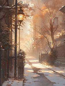 冬日之光背景图片