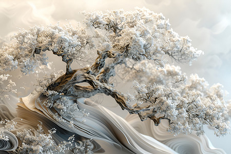 梦境之树背景图片
