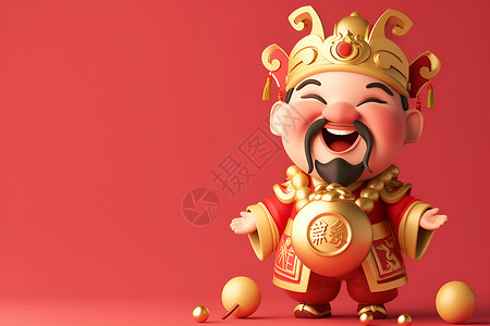 中国财神背景图片