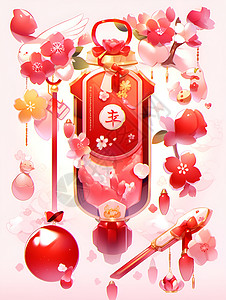 中国红灯笼背景图片