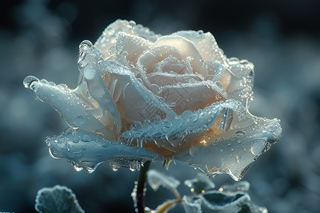 玫瑰的唯美凝香背景图片