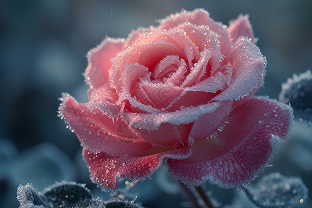 永恒美紫罗兰玫瑰中的永恒之美插画