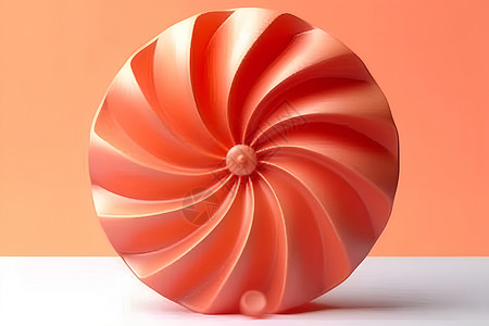圆形扇形橙色的扇形图标设计图片