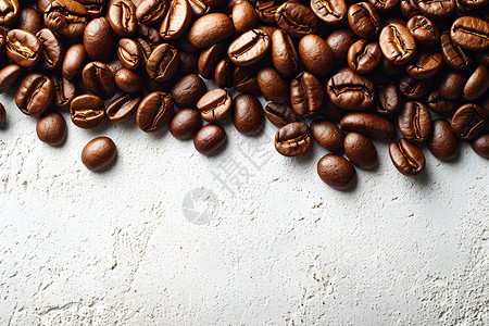 咖色底图美味的咖啡豆背景