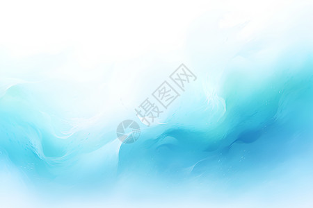 水黾蓝色背景插画