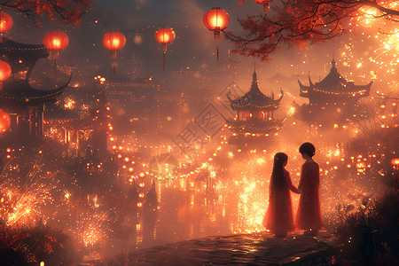 喜庆春节背景图片