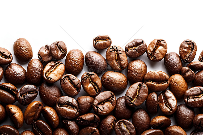 可口的食材咖啡豆图片