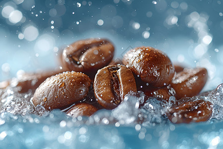 咖啡豆之梦背景图片