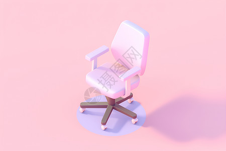 温柔的粉色椅子背景图片