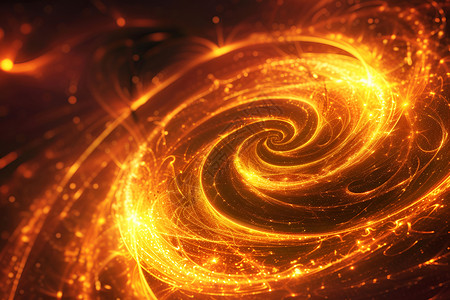 星火组成的漩涡背景图片