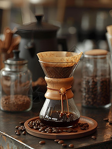 手工咖啡素材精致的咖啡艺术背景