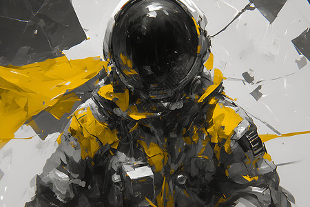 宇航员在月球行走背景图片