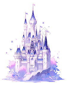 梦幻城堡背景图片