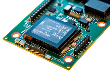 微处理器电路板背景图片