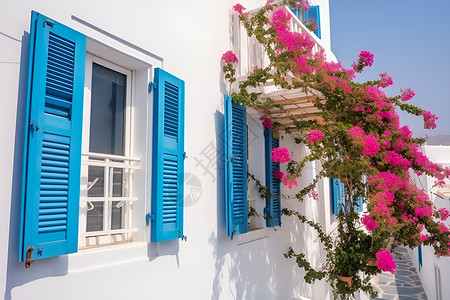 海岛风情希腊假期高清图片
