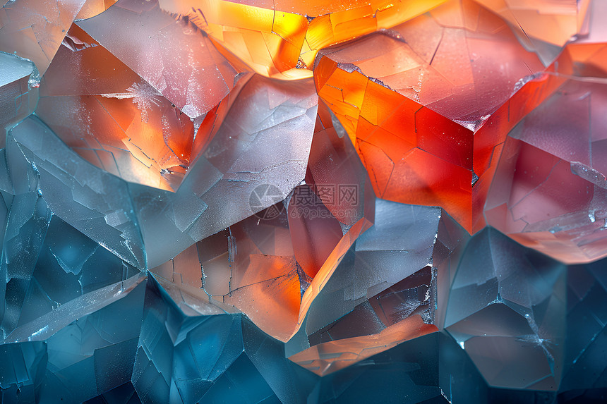冰晶玻璃的异形艺术图片
