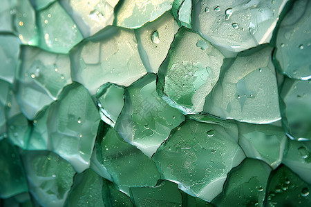 绿色玻璃纹理背景图片