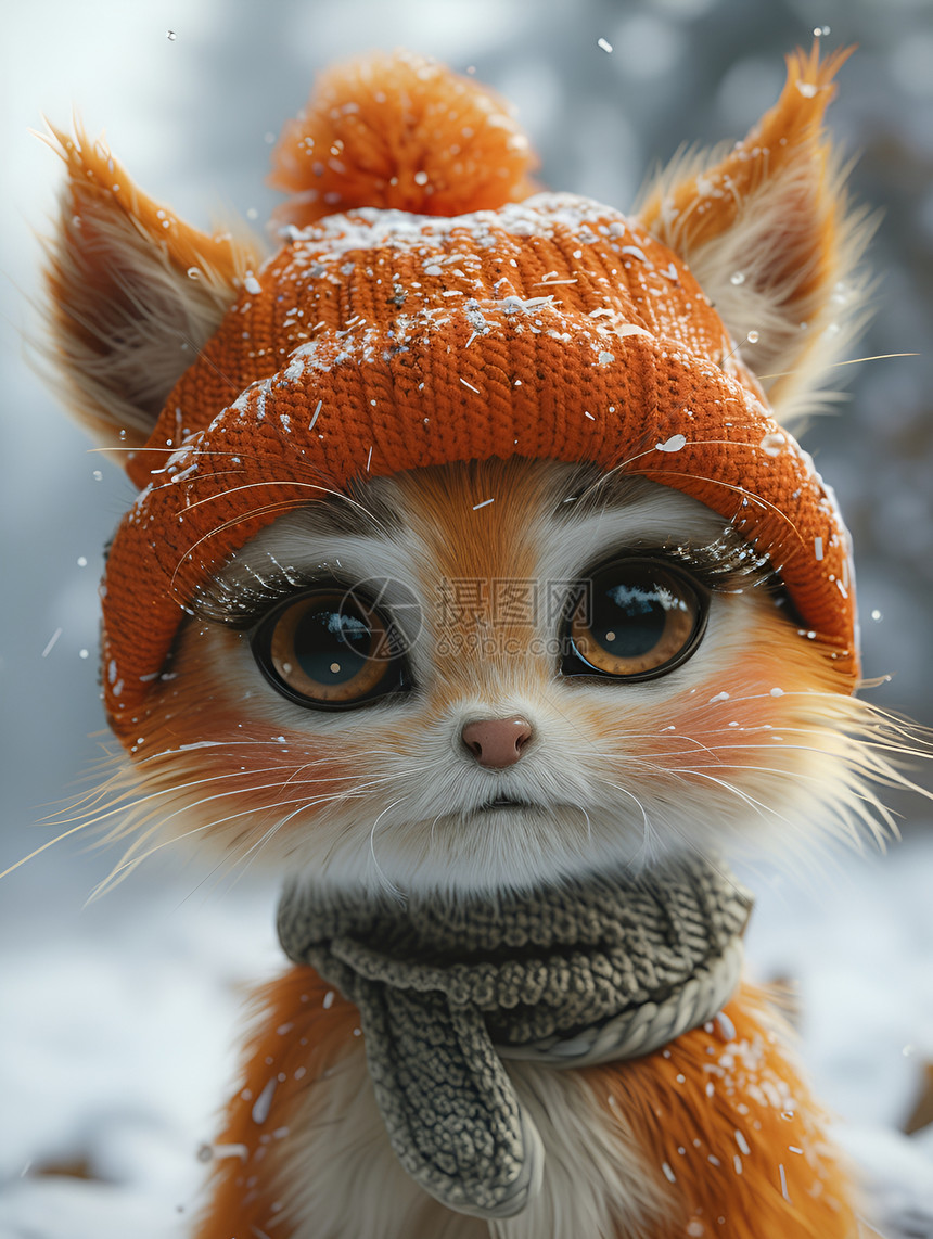 一只小橙猫图片