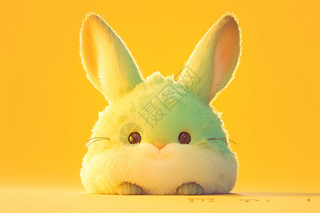 梦幻兔子背景图片