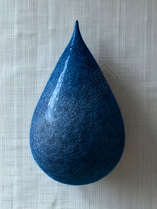 蓝色水滴艺术背景图片