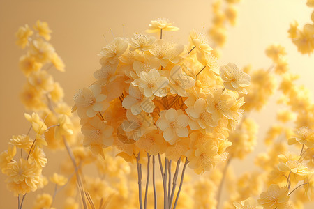 桂花花束背景图片