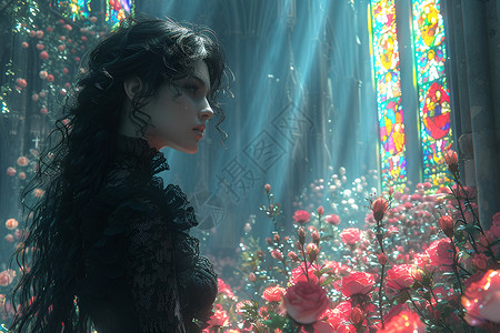 美丽梦幻的公主背景图片