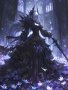 哥特式仙境之公主背景图片