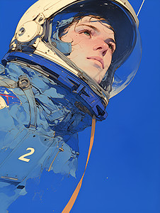 戴头盔的宇航员背景图片
