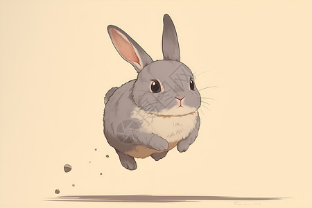活力四溢的兔子背景图片
