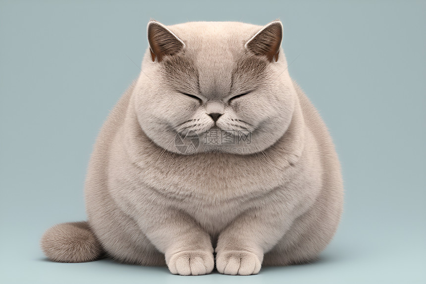 胖胖的猫咪图片