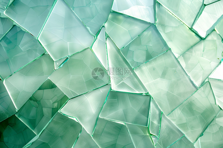 玻璃的几何图案图片