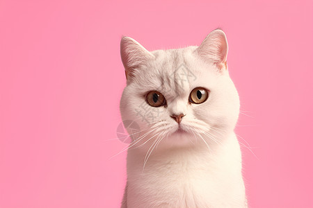 白猫皇族猫咪皮毛高清图片