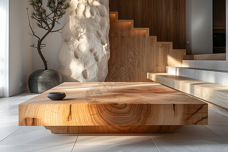 自然木纹条形木纹家具高清图片