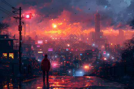 暗夜之城背景图片