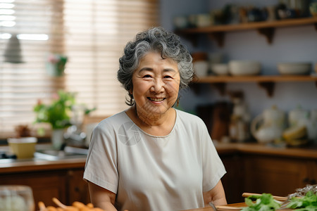 亚洲老年妇女背景