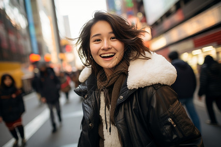 日本少女背景图片