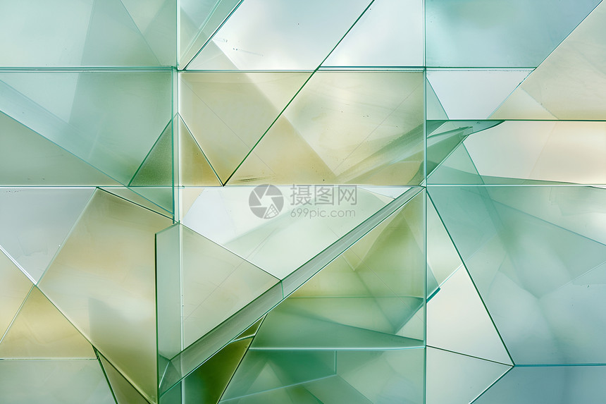 几何玻璃纹样图片