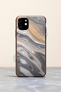 大理石纹花纹的手机壳背景图片