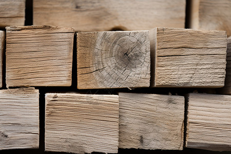木头堆叠木材堆叠背景