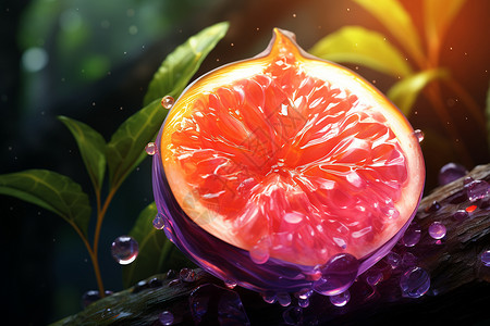 鲜美的水果背景图片
