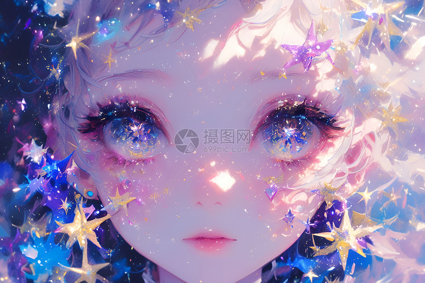 奇幻的星光少女图片