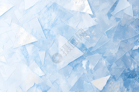 冰白几何玻璃壁纸背景图片