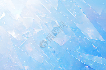 蓝色几何玻璃纹理壁纸背景图片