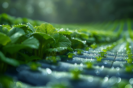 一片菜地背景