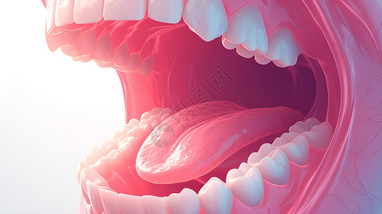 口腔牙齿健康牙釉质高清图片