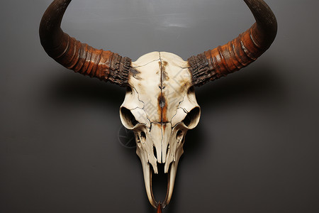 动物的头骨背景图片