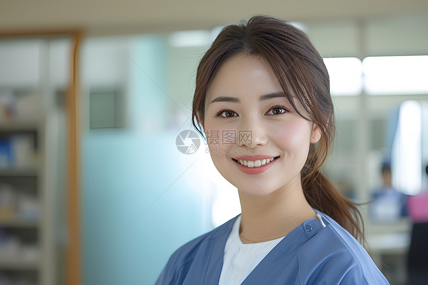 医务工作者的微笑图片